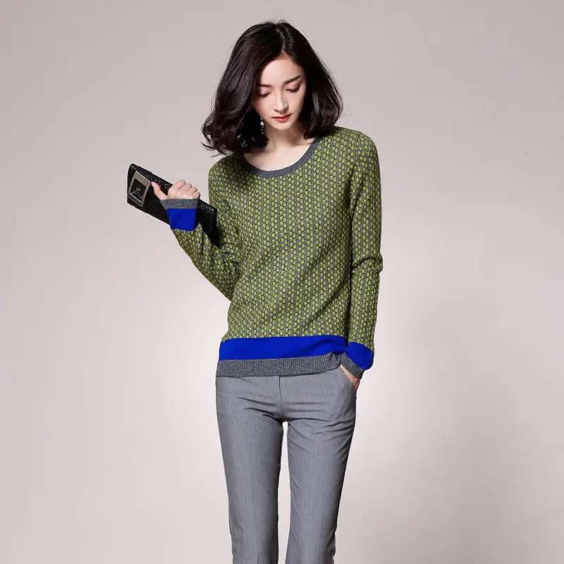 adohon 2017 womens winter Cashmere sweaters and auntmun women knitted Pullovers High Quality Warm Female Oneck Plaid adohon 2017 womens winter Cashmere sweaters and auntmun women knitted Pullovers High Quality Warm Female Oneck Plaid