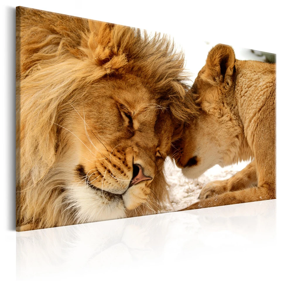 The-King-of-Animals-Canvas-Painting-Cute-Leopard-Lion-Posters-and-Prints-Photo-Wall-Art-Pictures (2)