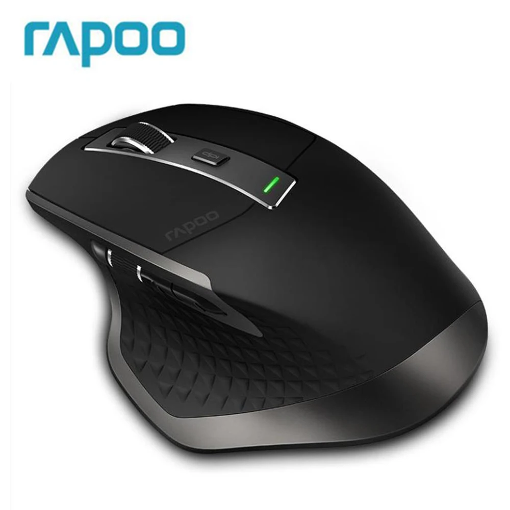 

New Rapoo MT750s Rechargeable Multi-mode Wireless Mouse Switch between Bluetooth 3.0/4.0 and 2.4G for Four Devices Connection