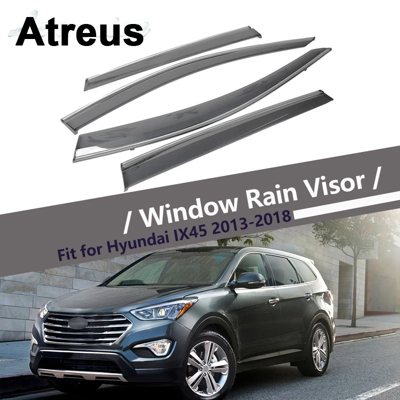 Козырек от солнца и дождя Atreus для Hyundai IX45/Santa Fe 2013 2014 2015 2016 2017 2018|Навесы укрытия| |