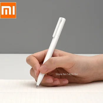 

Xiaomi gel pen 10pcs 0.5mm Black ink Student Office Gel pen Smooth Lightweight Pressing the core