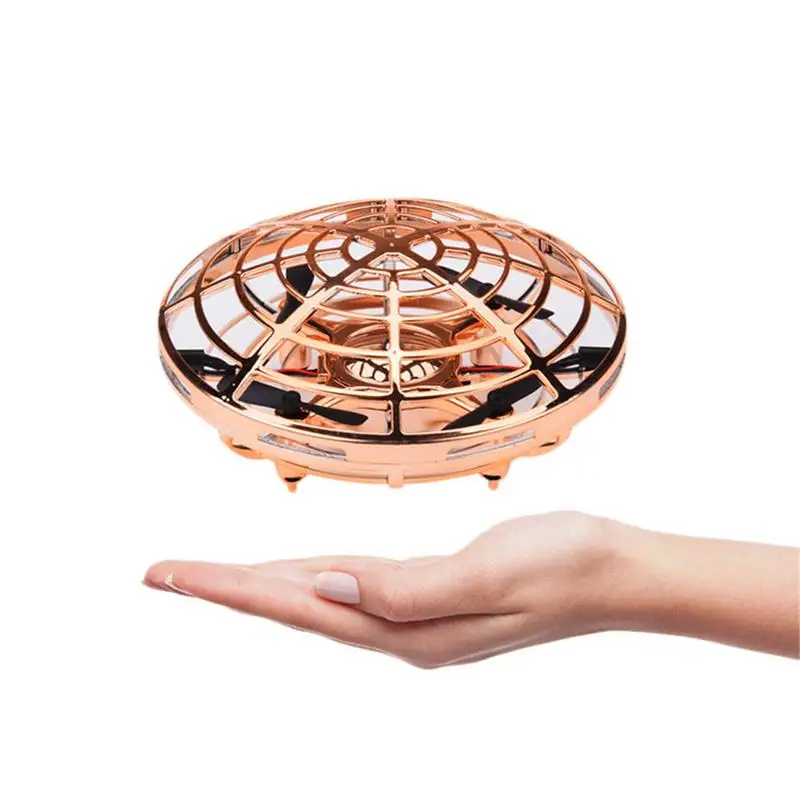 

New Hand Induced Hovering Floating Flight Infrared Sensor Flying Saucer UFO Hand Movements Kids Toys Mini Drone LED Flash