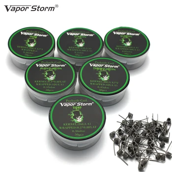 

100% Original Vapor Storm A1 Heating Wire Coil RDA Coil DIY Flat Twisted Fused Hive Clapton Coils