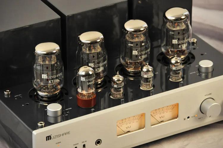Новинка 2020 г. трубчатый Интегрированный усилитель MUZISHARE X7 Push pull Stereo KT88