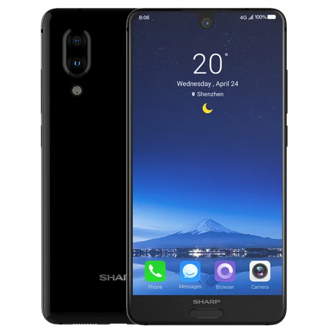 

SHARP AQUOS S2 C10 4G Smartphone 4GB RAM 64GB ROM Snapdragon 630 2.2GHz Octa Core 5.5Inch Waterdrop FHD+ Full Screen Android 8.0