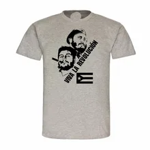 2019 moda verão camisetas camiseta viva la revolucion fidel castro maximo lider kuba viva revoluções t camisa hoodies