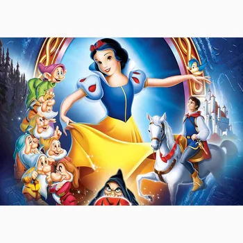 

5D DIY Diamond Painting Snow White and the Dwarfs Needlework Craft Gift Full Square Diamond Embroidery Cross Stitch Home Decor