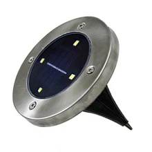 4 шт. светодиодный подземный свет 4 светодиодный s встроенные прожекторы Солнечный Подземный Свет