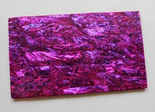 1.5mm de espesor de color púrpura concha de abulón paua shell laminado sheets140x240mm shell embutido guitarra accesorios de muebles de papel