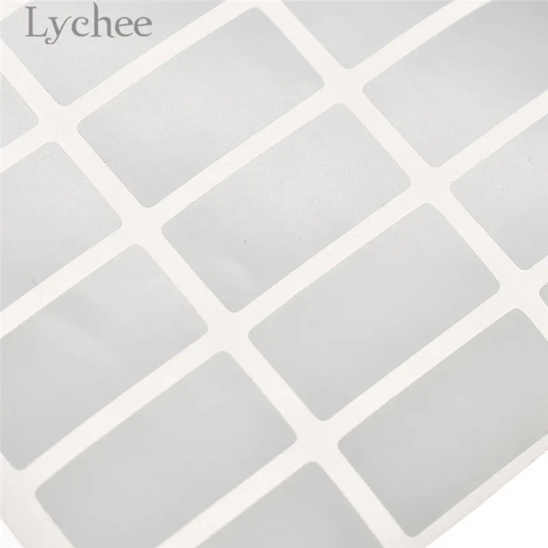 Lychee 100pcs 2cmx1cm Void Blank Security Label Stickers English Letter PVC Decals DIY Sign Stickers Decoration