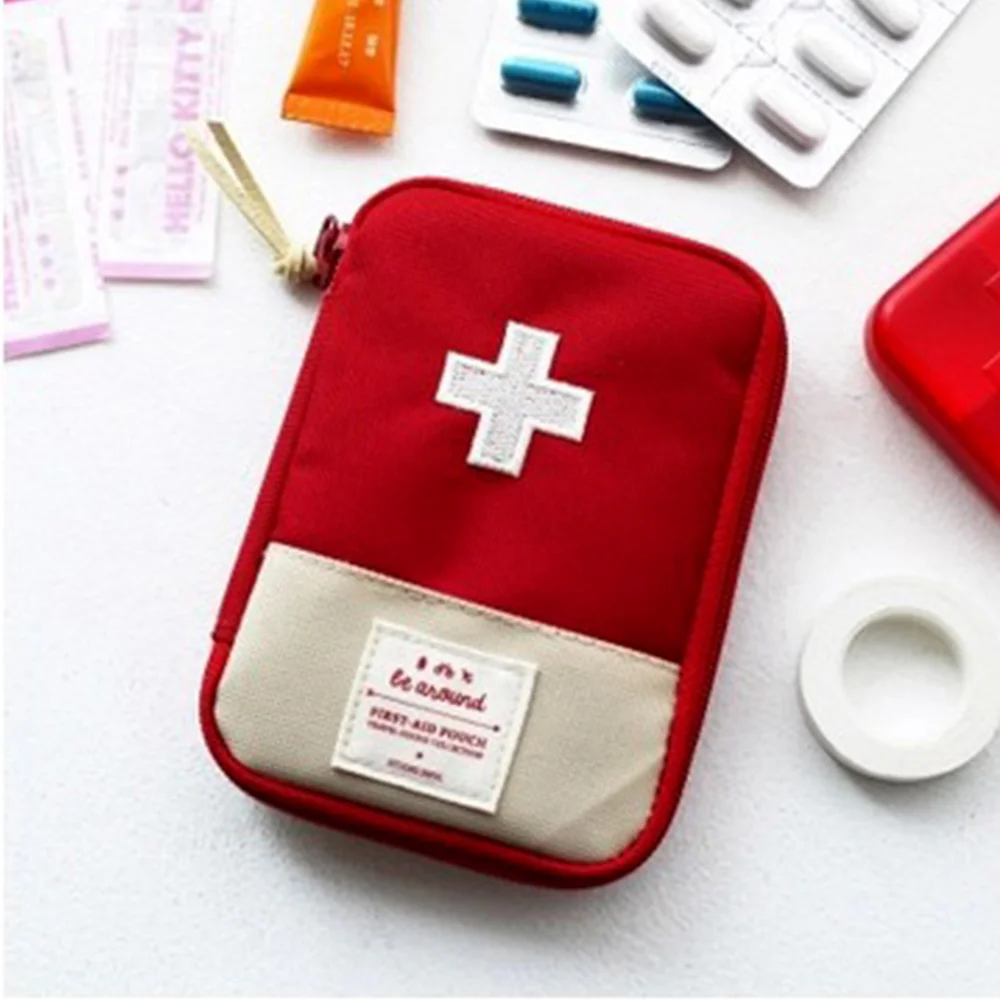 Mini Outdoor First Aid Kit Bag Portable Travel Medicine Package