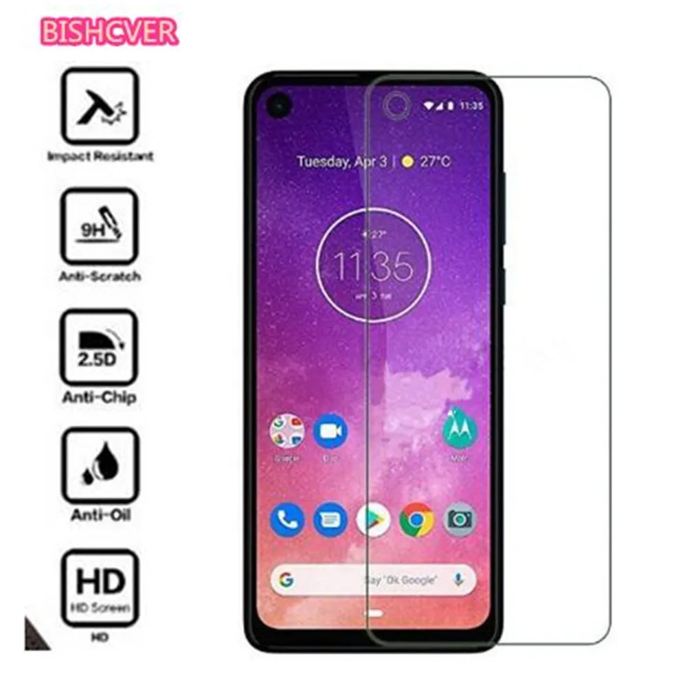9H 2.5D Премиум Закаленное стекло для Motorola One Vision Защитная пленка xt70. защитная