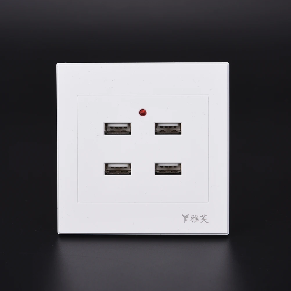 Струйный DC 6 портов USB 5 В 3.1A электрическое настенное зарядное устройство док