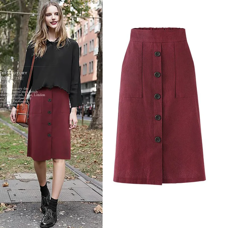 L 5XL Plus Size Casual Women Skirts 2018 Summer Fashion