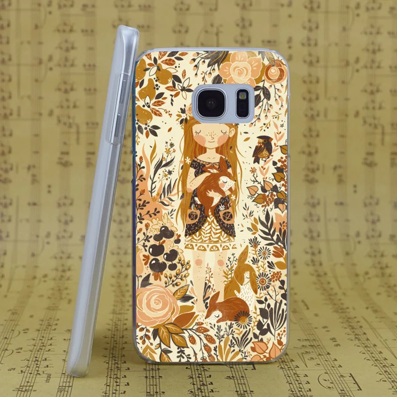 B3946 Королева Пентаграммы Печатает Прозрачный Жесткий PC Case Cover For Samsung Galaxy S 3 4 5 6 7