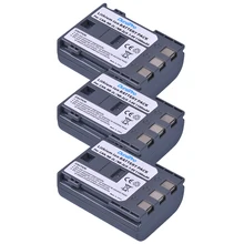3 Pcs DuraPro NB-2LH NB2LH 2LH 2L NB-2L NB-2L 2L14 Battery for Canon EOS 400D S80 S70 S50 S60 350D G7 G9 Kiss N X Rebel XT XTi