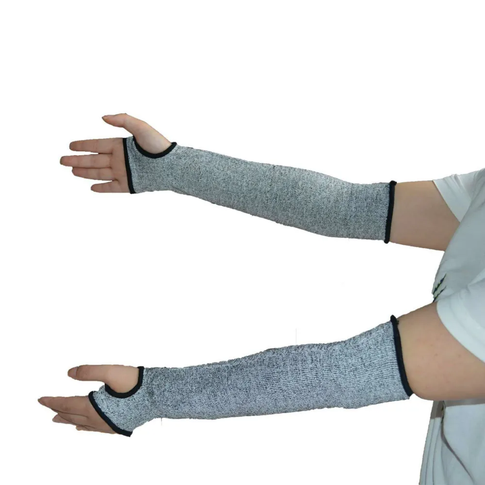

Anti-knife cutting arm wear-resistant anti-splash anti-cutting anti-burning heat fiber PE manufacturing 35cm single layer sleeve