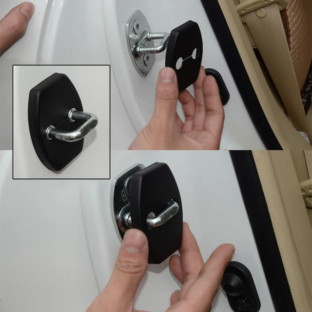 Buy Car Door lock decoration cover Door lock protective cover Door cover fit