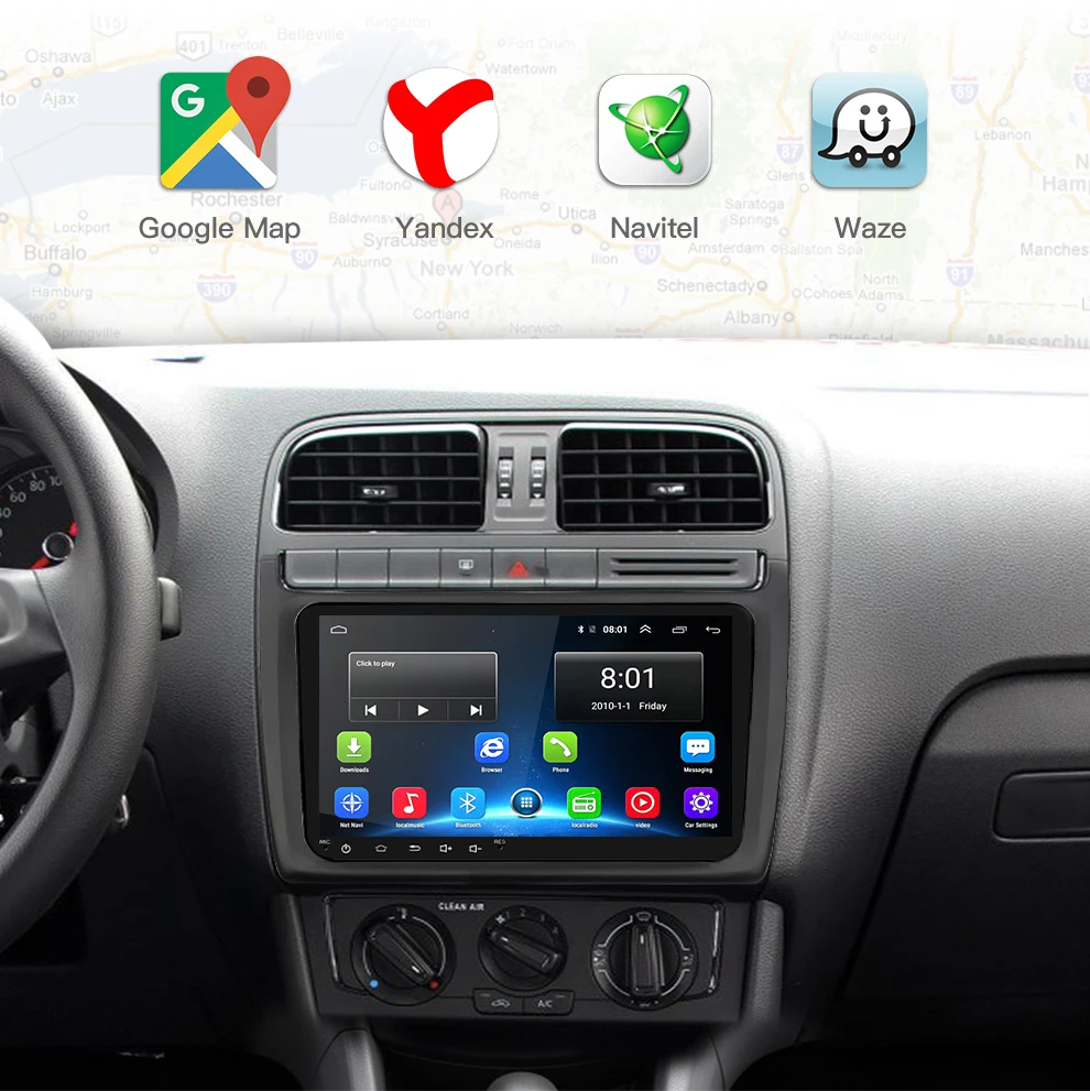 Flash Deal 2Din 2G(RAM)+32G(ROM) Android car radio 6.0 GPS Navigation Car Autoradio Player For Skoda SEAT Passat Volkswagen Wifi Bluetooth 12