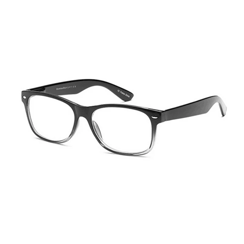 Унисекс, Ретро стиль, готовой близорукость очки для Для женщин Для мужчин, с заклепками, на квадратном близорукие Оправы для очков диоптриями Gafas очки для коррекции зрения L3 - Цвет оправы: Gradient Frame