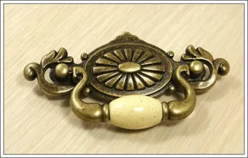 

New Design Antique Ceramic Kitchen Cabinet And Drawer Pull(C.C.:57mm,Length:116mm)