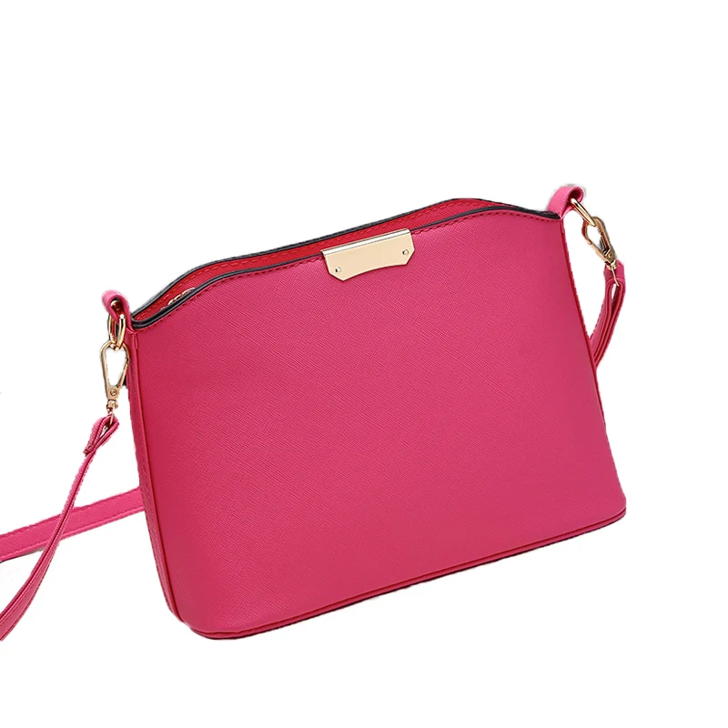 

New candy color ladies Messenger bag Casual shell Shoulder Messenger bag Fashion handbag Clutch bag ladies square bag Torebki da