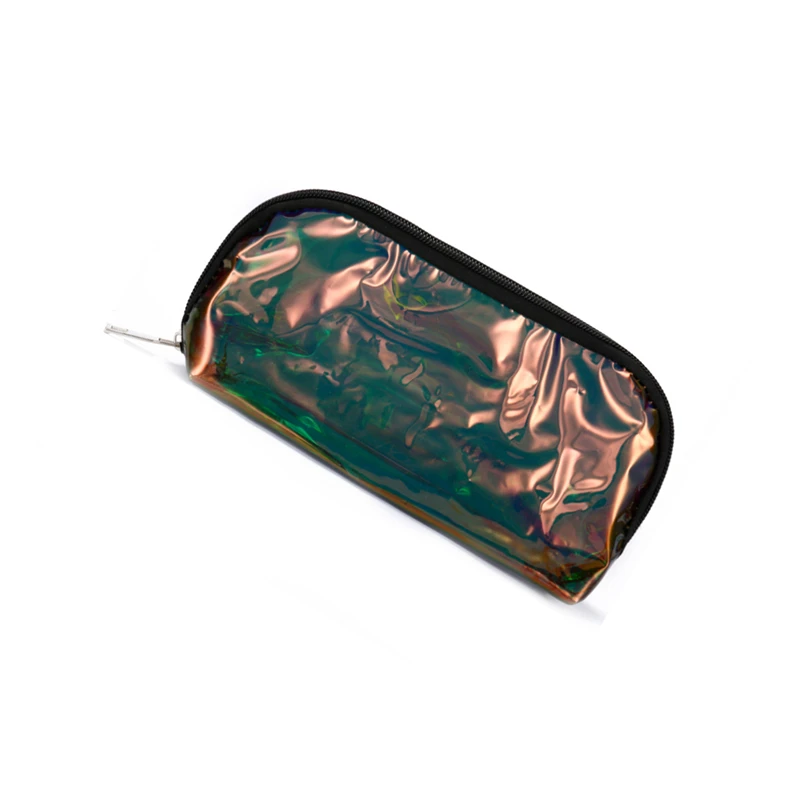 

Summer New Arrival PVC Cosmetic Bag Multifunction Colorful Zipper bag Students Transparent Pencil Bag 2 Colors Available