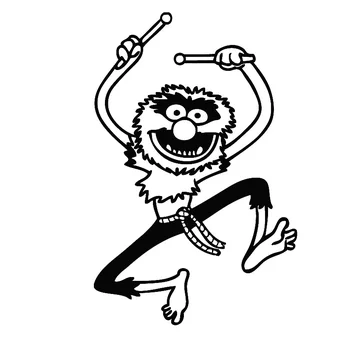 

Muppets Animals Car Sticker Car Body Stickers Window Door Decal Top Quality Waterproof T118