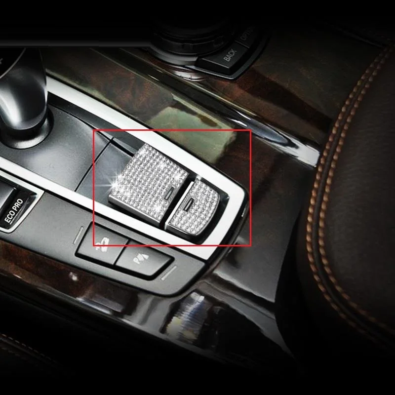 

Car Modified Decorative Ignition Handbrake Multimedia Interior Dashing Decoration Covers Sticker Strip 18 19 FOR BMW 7 Series