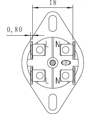 1 шт. KSD302/KSD302X/KSD302T 75C/85C/92C/93C/95C 20A градусный ручной сброс температуры терморегулятор