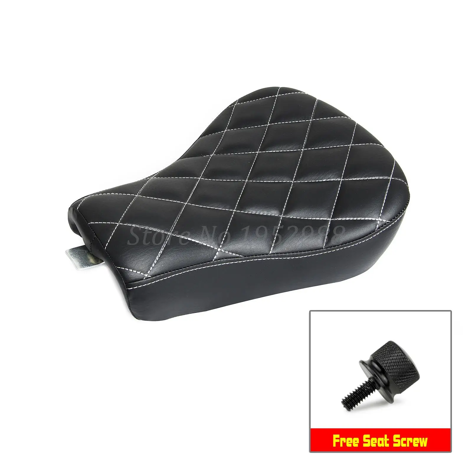 Black Solo Seat for Harley Sportster XL1200V LF SEVENTY TWO 2012 2013 2014 2015