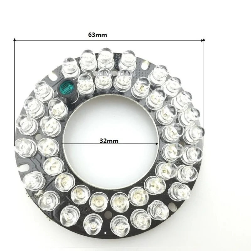 

IR LED Light with 42pcs LED Infrared Bulbs Board 90-45 Degrees night vision for CCTV Cameras