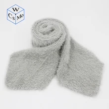 Искусственный норковый шарф для детей, теплые плотные шарфы для девочек, кашемировые шали и обертывания s шаль смешанного цвета, однотонная детская шаль Снуды