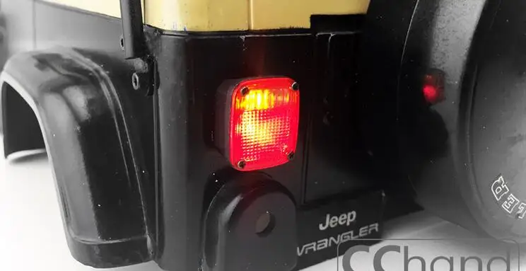 CC HAND Rear Light Grilling for 1//10 Tamiya CC01 Wrangler (A PAIR