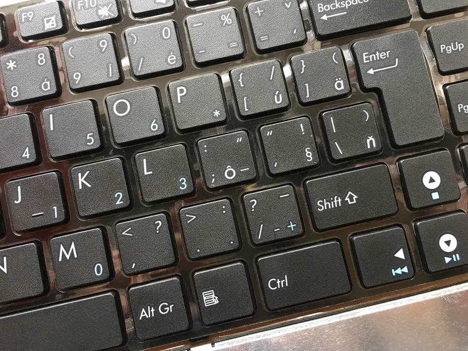 SK Slovak keyboard for ASUS A42 A42D A42J A42F K42 K42D K42J K42F K43 K43T X43J Laptop Keyboard SL Layout -2