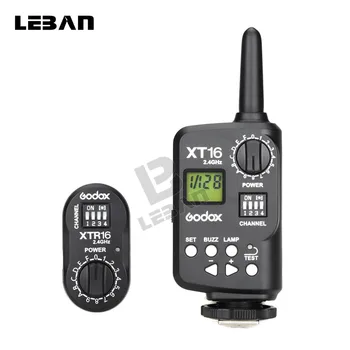 

Godox XT-16 XT16 2.4G Wireless Remote Control Strobe Flash Trigger + Receiver for Godox Witstro AD360 DP/DE/QT/SQ/GT/GS Series
