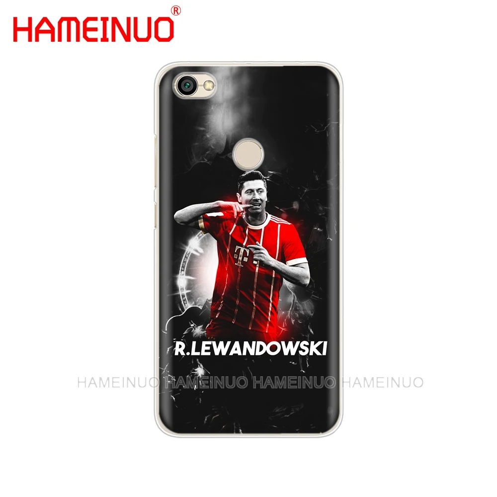 HAMEINUO footballer Robert Lewandowski Cover phone Case for Xiaomi redmi 5 4 1 1s 2 3 3s pro PLUS redmi note 4 4X 4A 5A