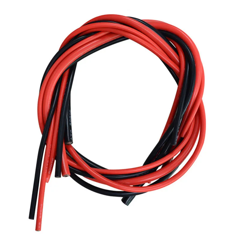 Красный 1 метр + 1 метр Черный цвет силиконовый провод 10AWG 12AWG 14AWG 16 AWG 18AWG 20AW 22AWG 24AWG гибкий силиконовый провод для RC губ|wire clothes|wire subwire voltmeter | АлиЭкспресс