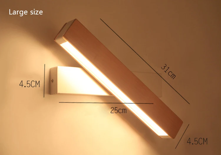 Modern Nordic sconce Wall Light fixture wood Indoor Led Wall Lamps17