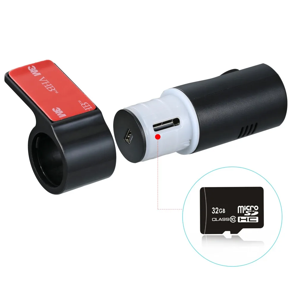 Автомобильный видеорегистратор с USB HD фронтальная камера ночным видением для