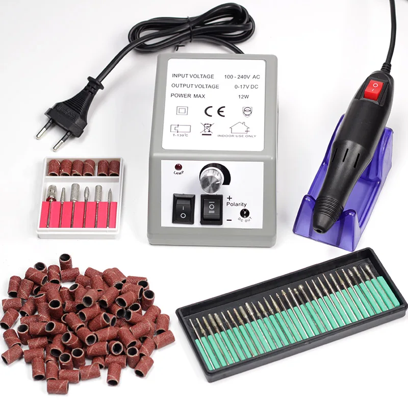

20000RPM Professional Machine Apparatus for Manicure Pedicure Kit Electric File with Cutter Nail Drill Art Polisher Tool Bit
