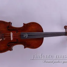 4 Строка 4/4 Скрипки Ebony части клена пламени Античная Лаки ель мастер мощный звук Pro#6