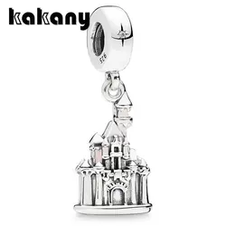 Kakany 925 пробы Серебряный Спящая красавица замок Шарм для Pandora браслет Высокое качество 1:1 Женская мода интимные аксессуары