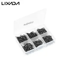 Lixada 150pc/lot Fishing Swivels 2# 3# 4# Ball Bearing Sea Fish Rolling Swivel Connector With Solid Ring Fishing Tackle Pesca