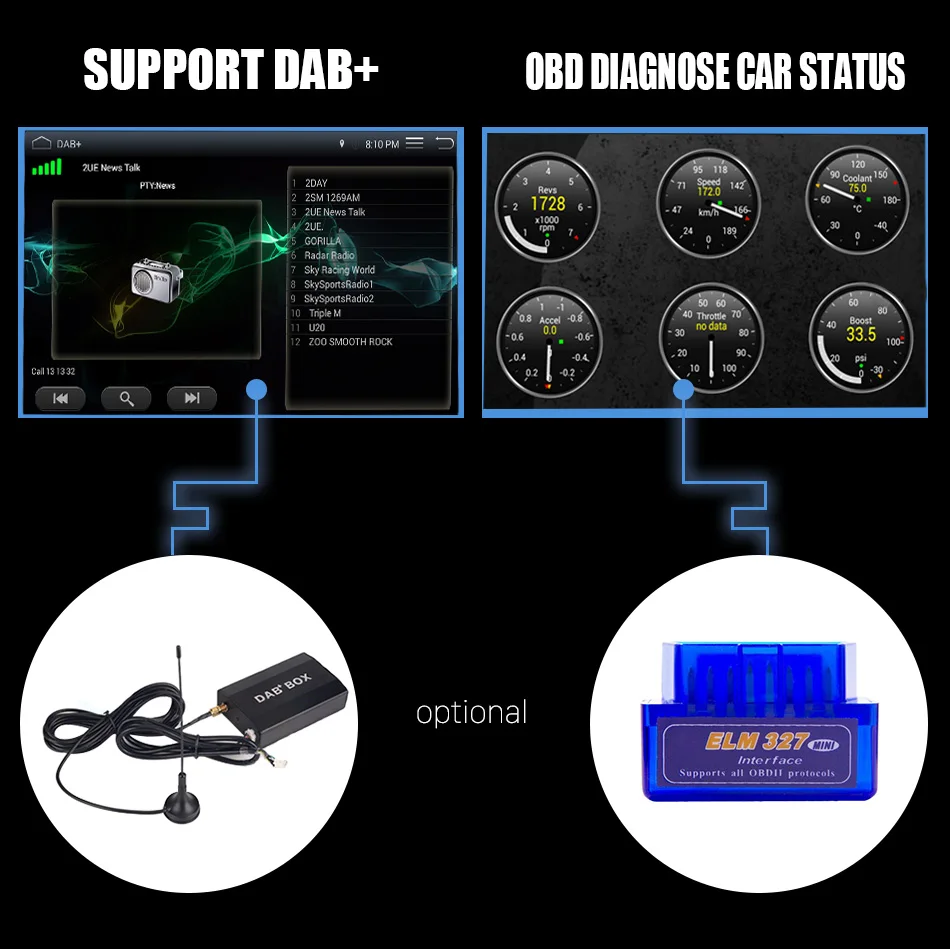 Flash Deal Eunavi 2 Din Android 8.1 Car DVD Player Radio Stereo GPS Navigation For Toyota Hilux Vios Old Camry Rav4 Prado 2003-2008 wifi bt 14