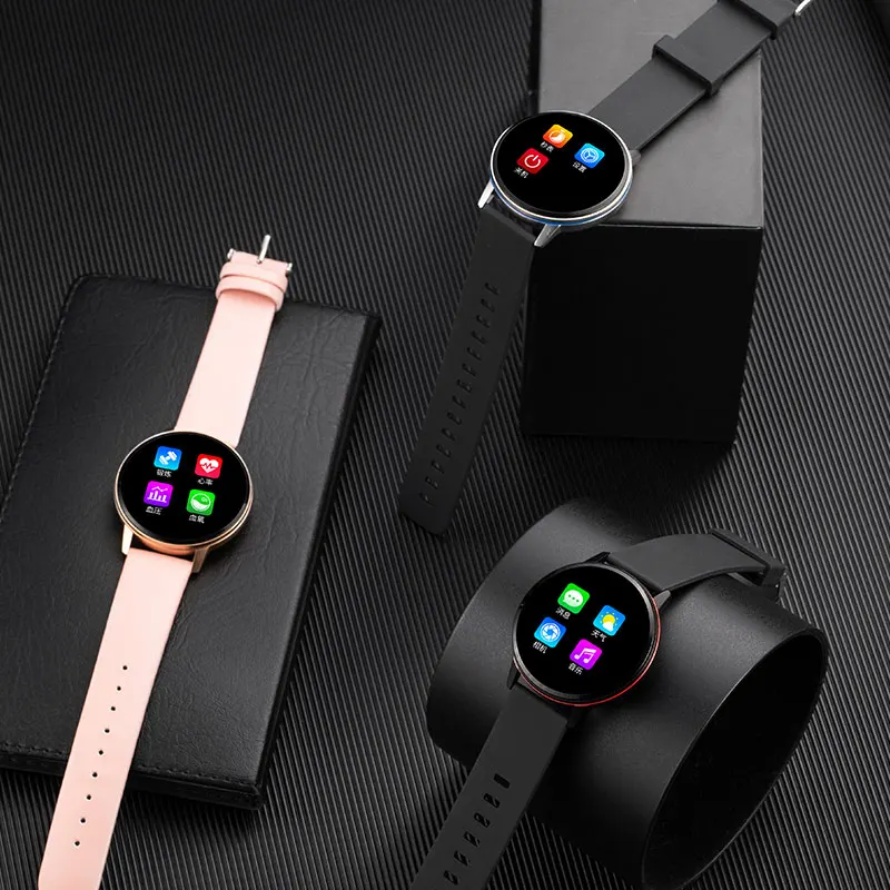 Focusmart 2019 New S01 Smart Watch Multilingual Word Library Real-time Heart Rate Measurement Intelligent Reminder Smart Watch