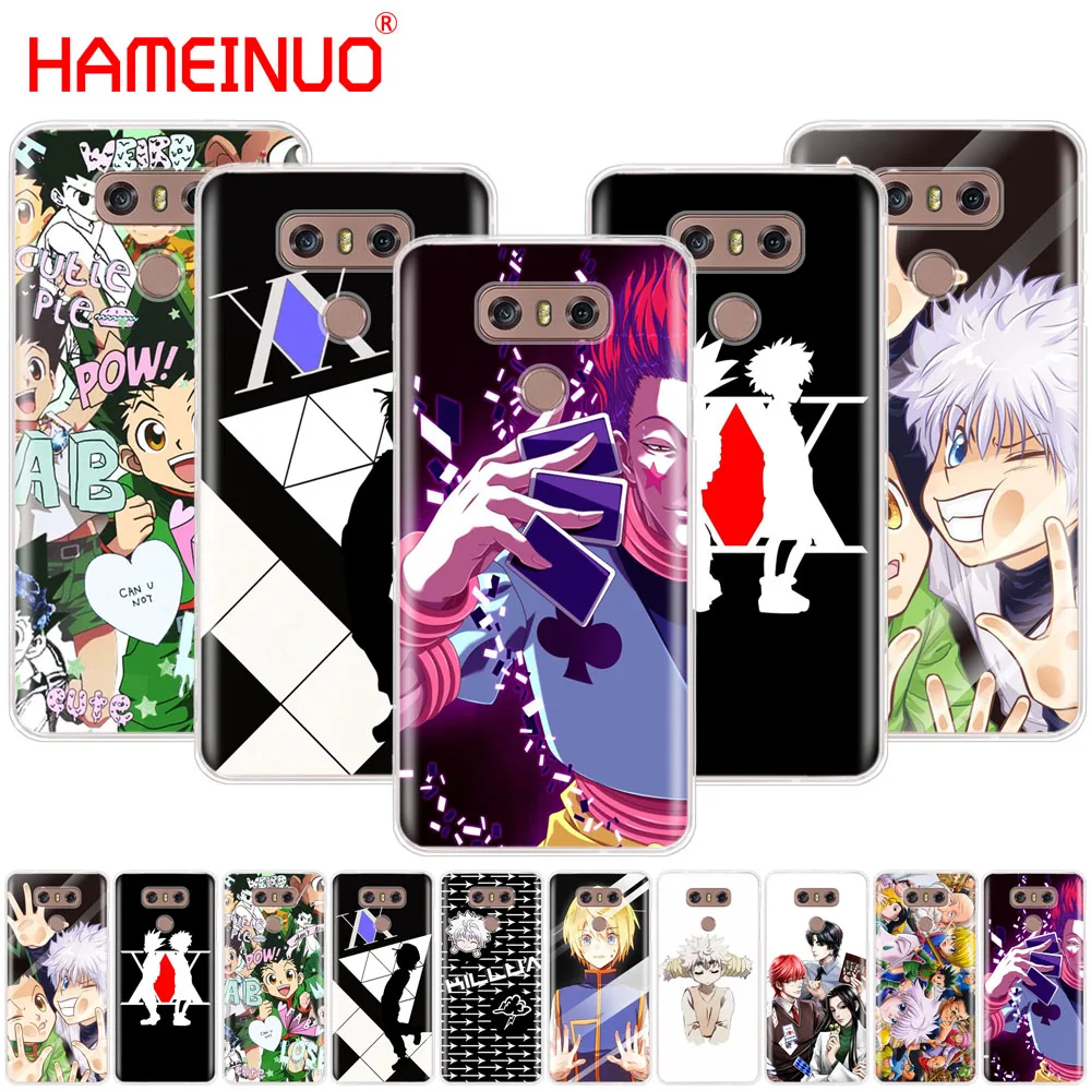 HAMEINUO Hunter X чехол для телефона с аниме LG G7 Q6 G6 MINI G5 K10 K4 K8 2017 2016 POWER 2 V20 V30 2018|Бамперы| |