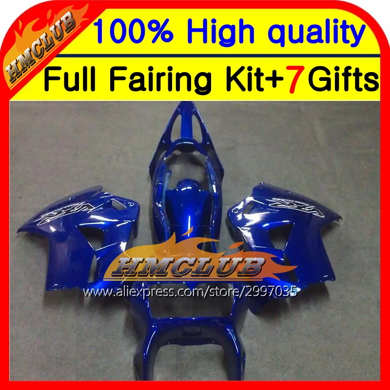 Корпус для HONDA VFR800 98-01 01 VFR800RR 98 99 00 31HM30 глянцевый синий VFR 800 Interceptor 800RR 1998 2000 2001