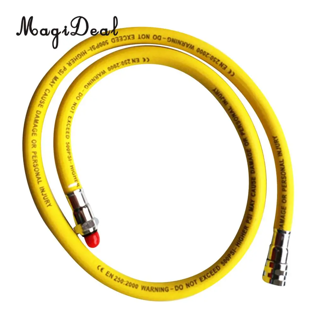 

MagiDeal Scuba Diving Nylon Braided Yellow Low Pressure Regulator Hose 2nd Stage