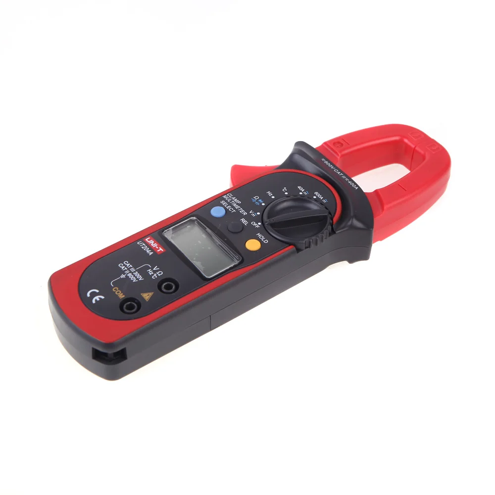 

High Precision Digital Clamp Meter UT204A With 400-600A AC/DC Current Voltage Auto Range Capacitance Multimeter